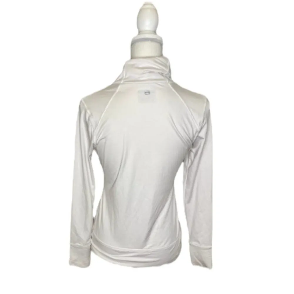 Layer 8 Performance Cowl Neck White Pullover Size Women's Small - Image 2