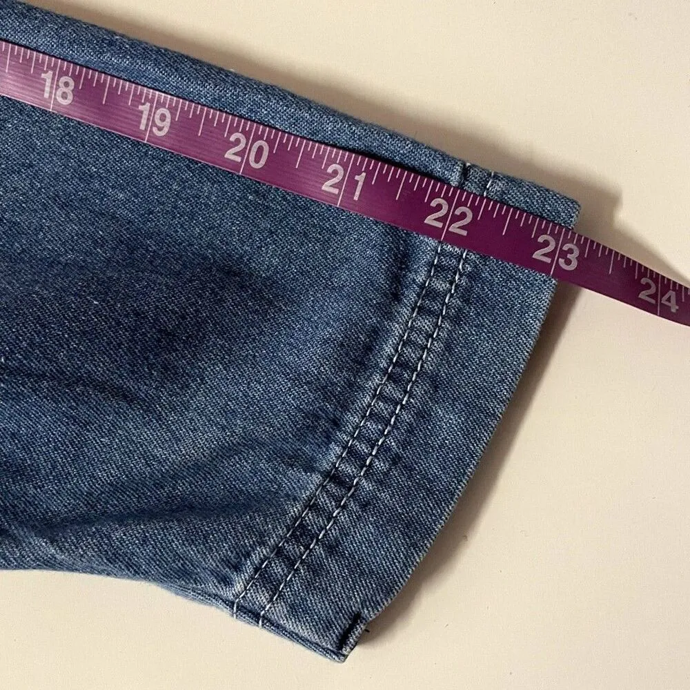 Vintage Blast Cartoon Patch Denim Shirt Jacket EUC Size XL Size L - Image 6