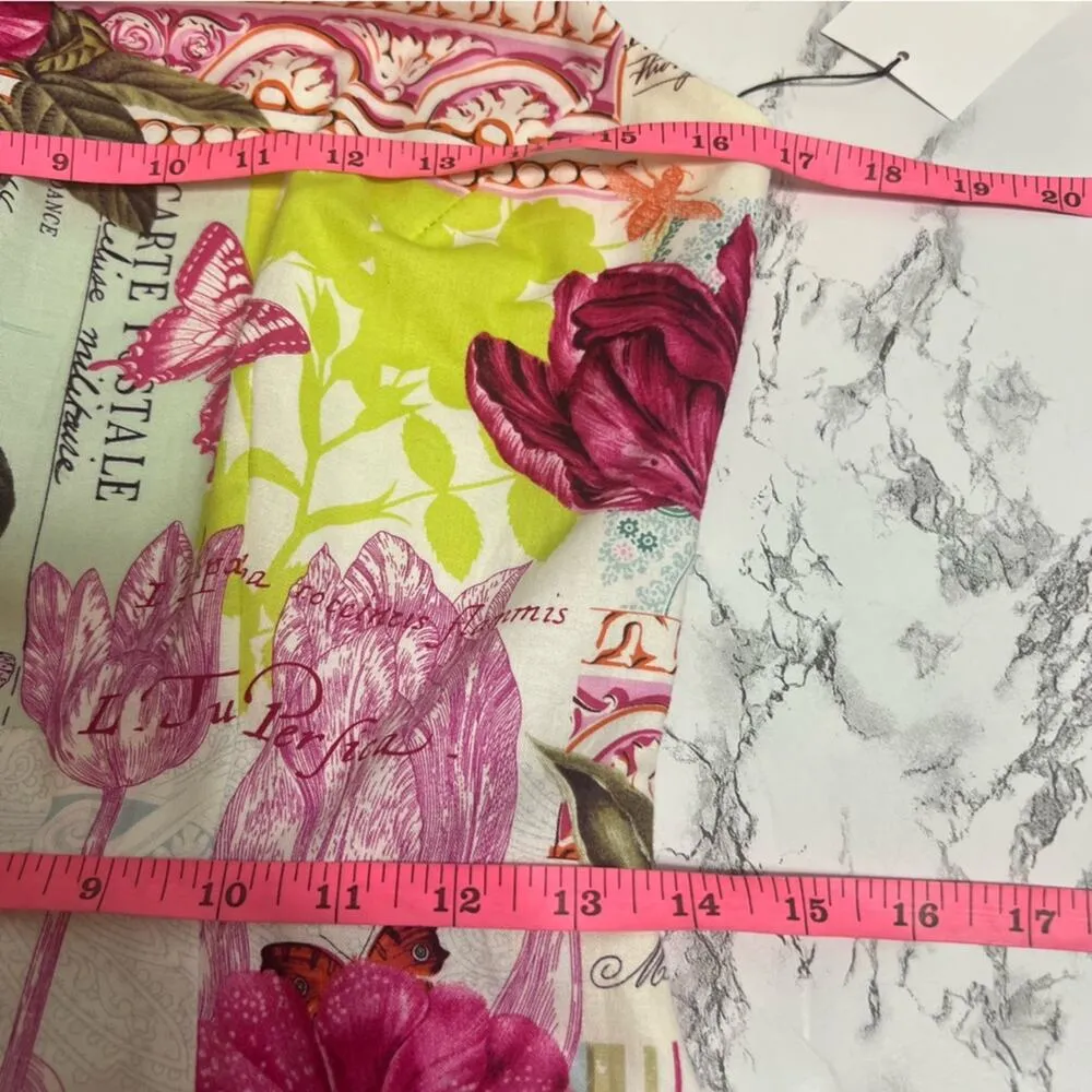 NWT Siri San Francisco postcard bird floral print dress Sz 4 bea - Image 5