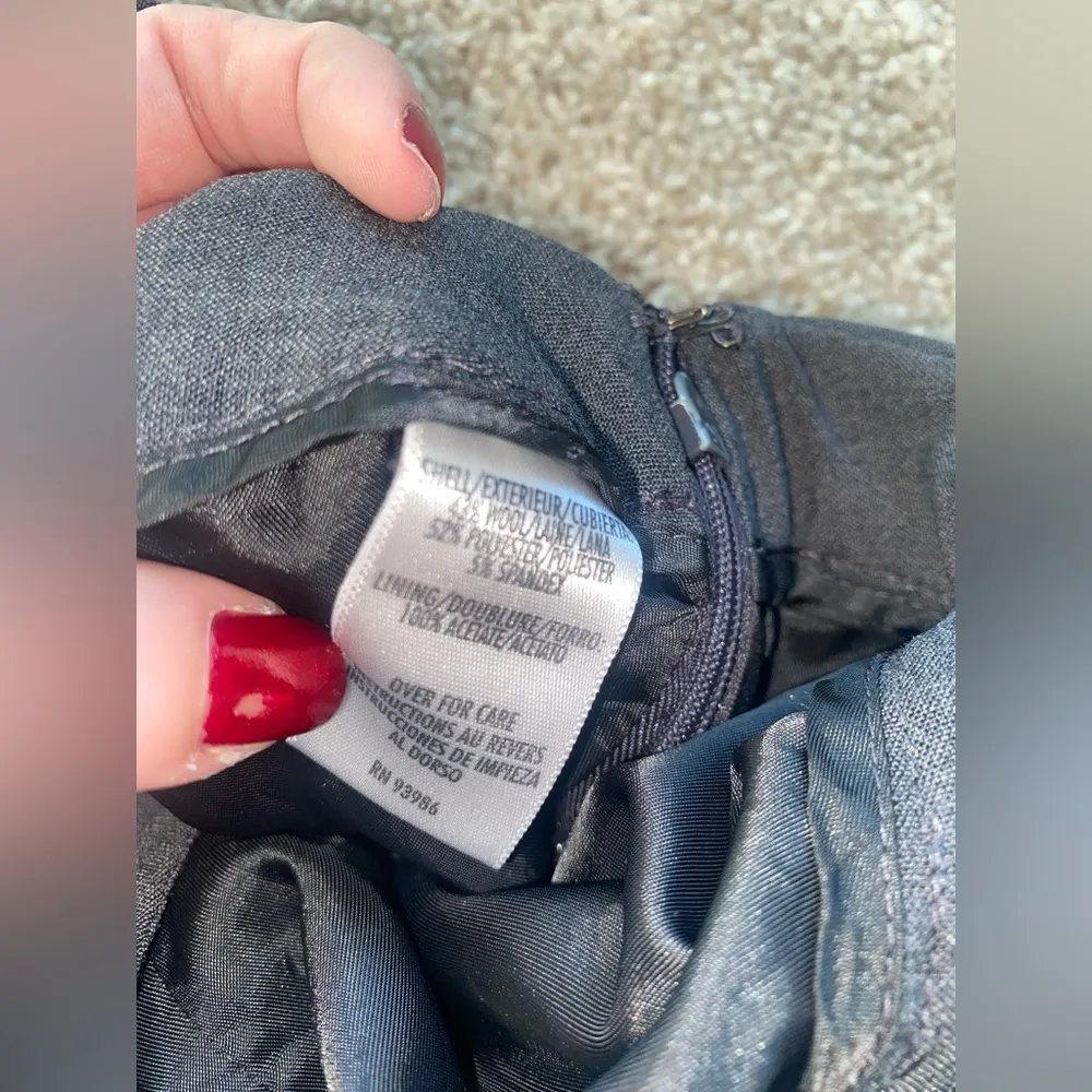 vintage gray high waisted trousers - Image 4