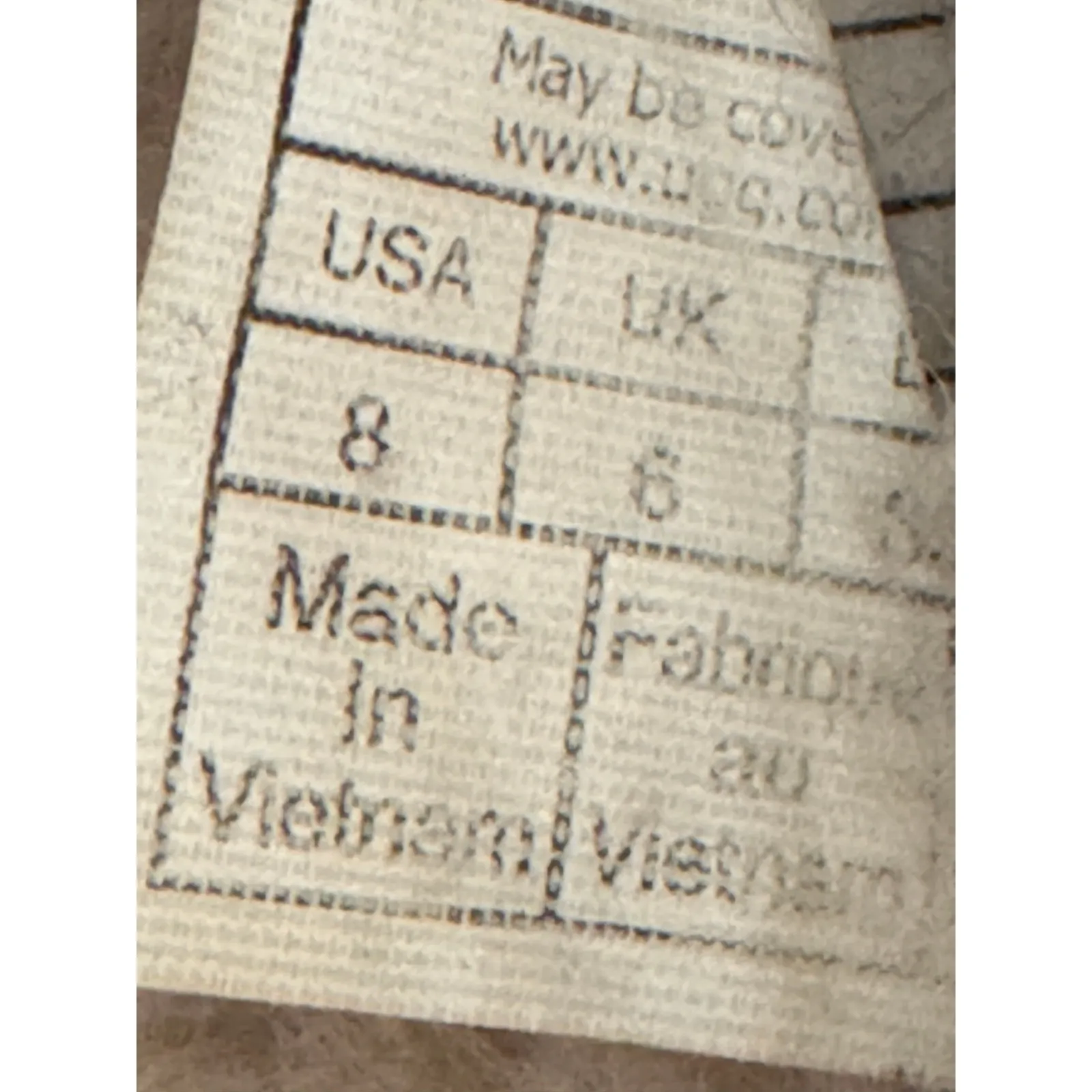 UGG Womens Chestnut Suede Tasman II Lined Slippers AJ-604 Size 8 - Image 8