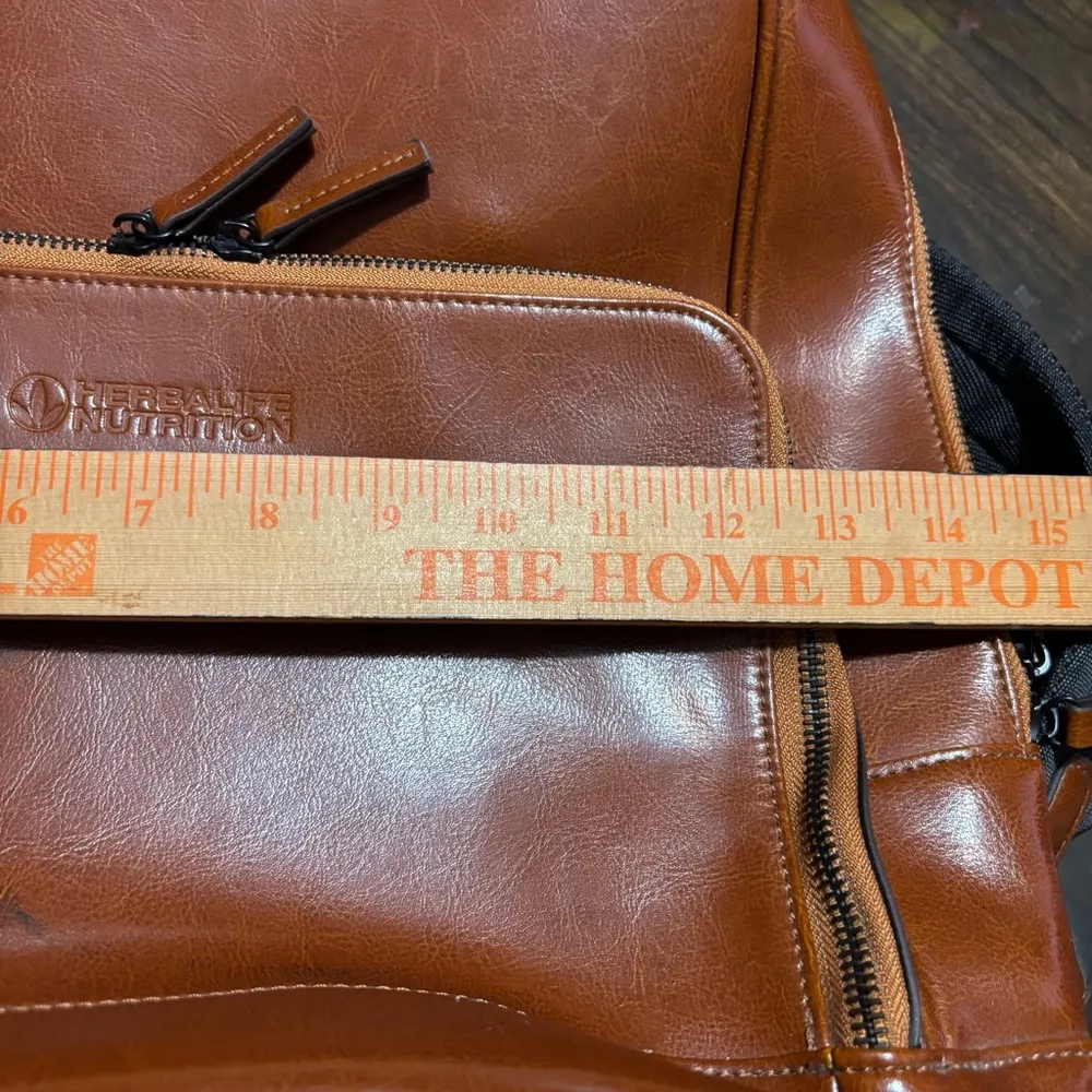 Brown spacious back pack - Image 9