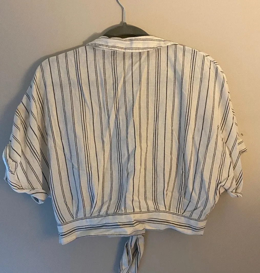 ZARA Striped Button Down Shirt - Image 2