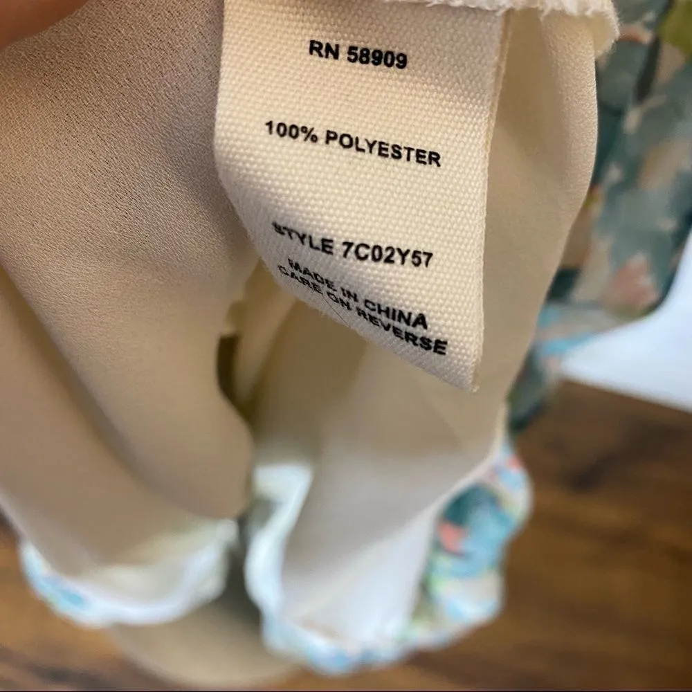 Chelsea & Violet The Getaway Floral Multicolor Ruffle Maxi Dress - Image 8