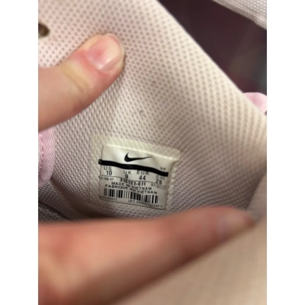 Women's Nike Air Force 1 High Pink Gray Athletic Shoes Size 10 - Image 8