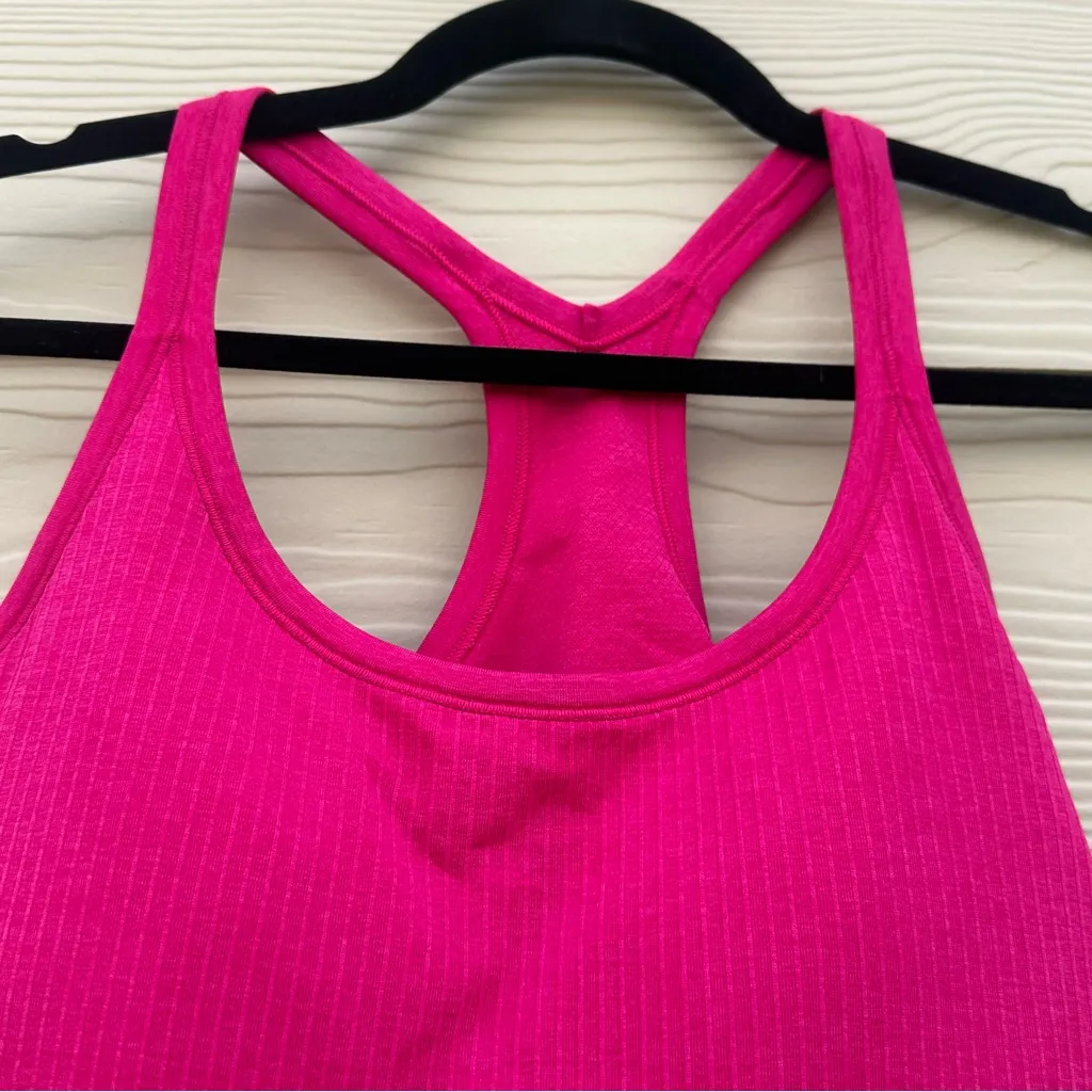 NWT Lululemon Ebb to Street Tank Top Light Support B/C Cup Pink Sz 10 Yoga Gym - Image 8