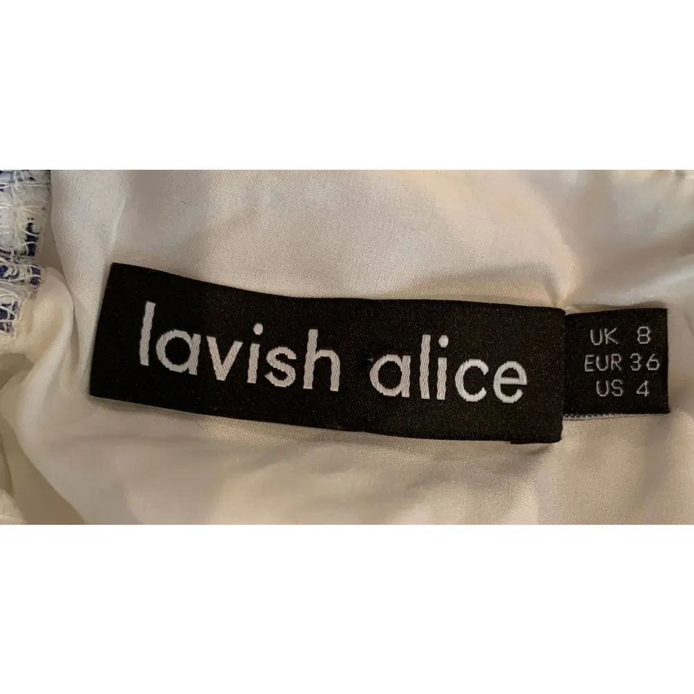 LAVISH ALICE Floral Print Strappy Back Dress (US/4) - Image 6