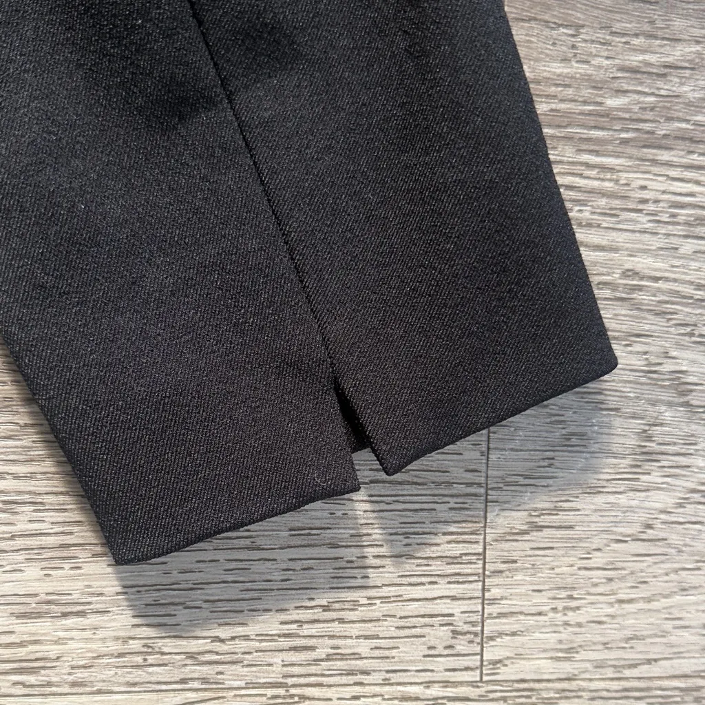 MM Lafleur Classic Black Dress Size 2 3/4 Sleeves With Pockets Bodycon - Image 5