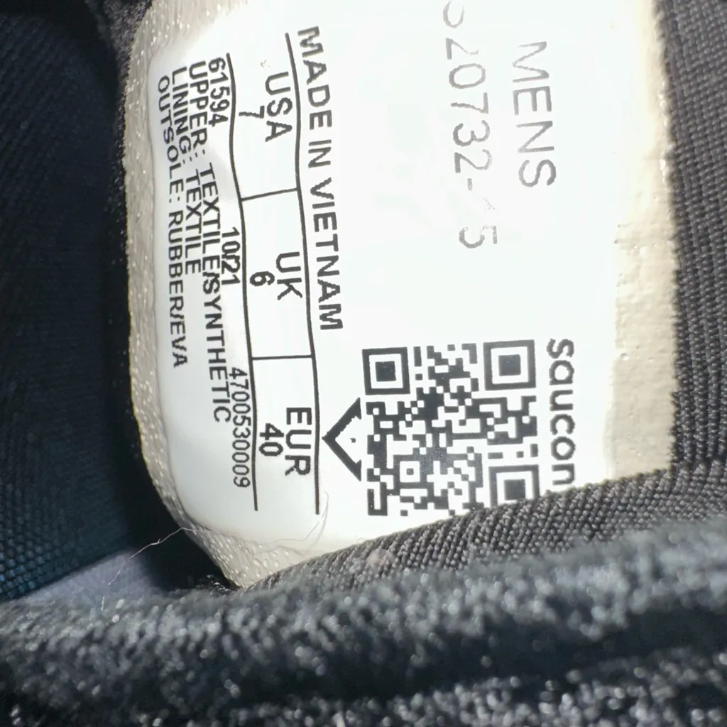 Size 7 Men’s 8.5 Women’s Unisex  - Saucony Axon 2 Alloy Topaz Running Shoes - Image 6