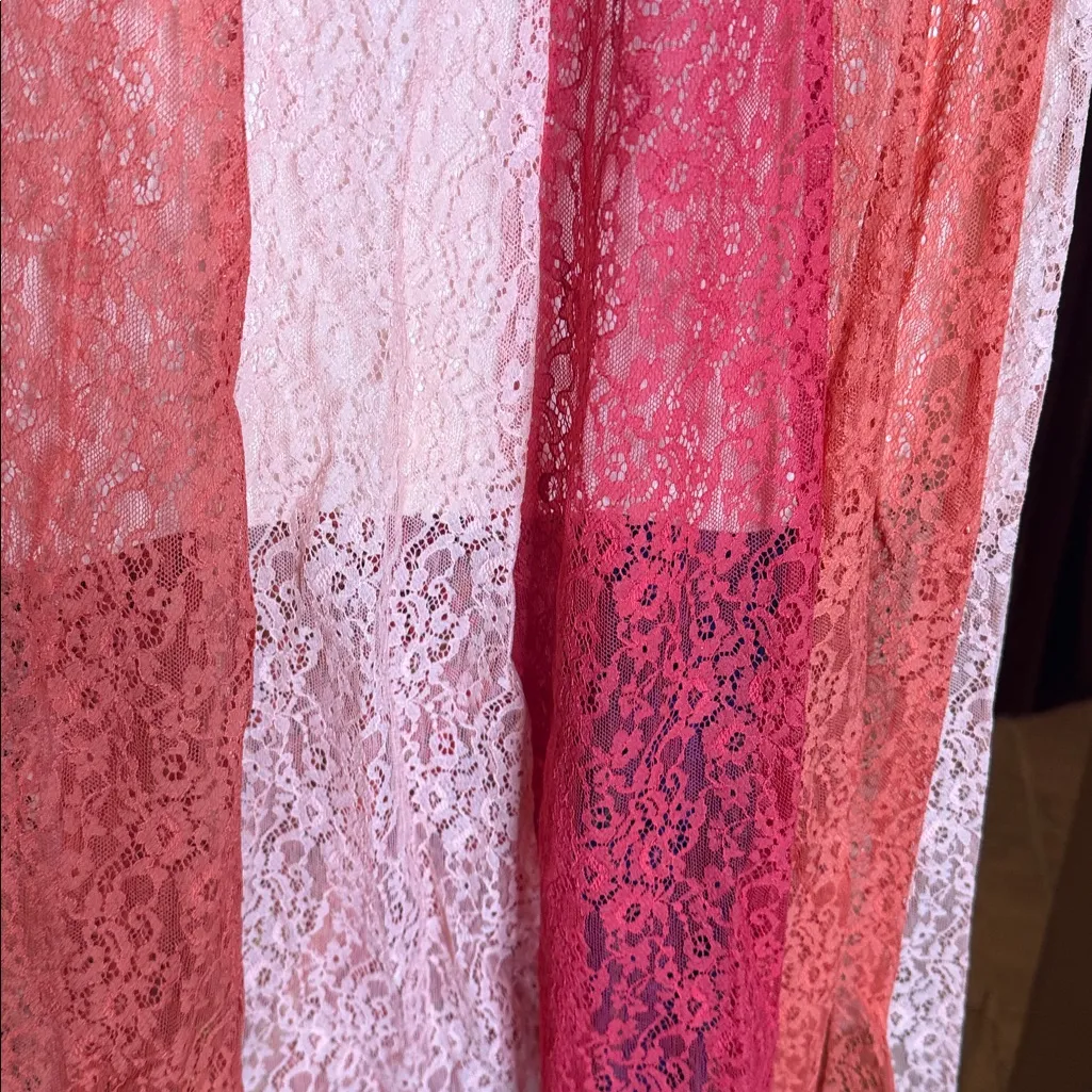 MAJE Jupiter Panelled Lace Skirt In Multicolor Size Small (1) - Image 6