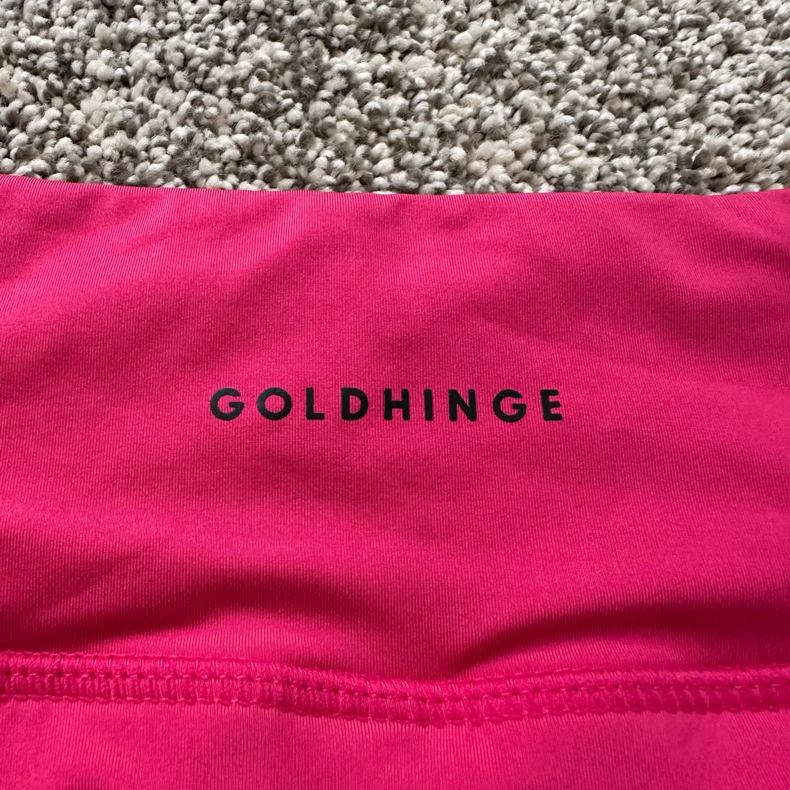 Gold Hinge dark pink pleated mini tennis skirt size XXL - Image 4