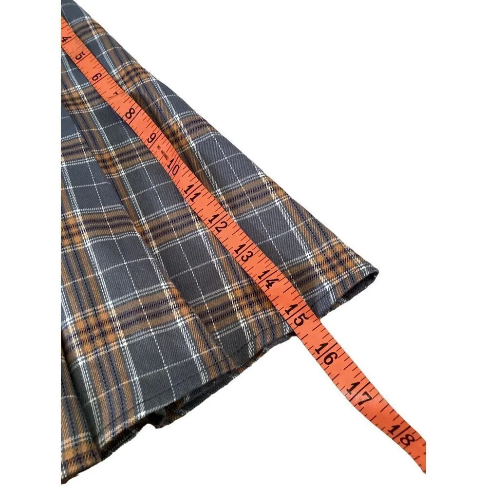 Shein Pleated Plaid Skirt Schoolgirl Preppy Punk Grunge - Image 7