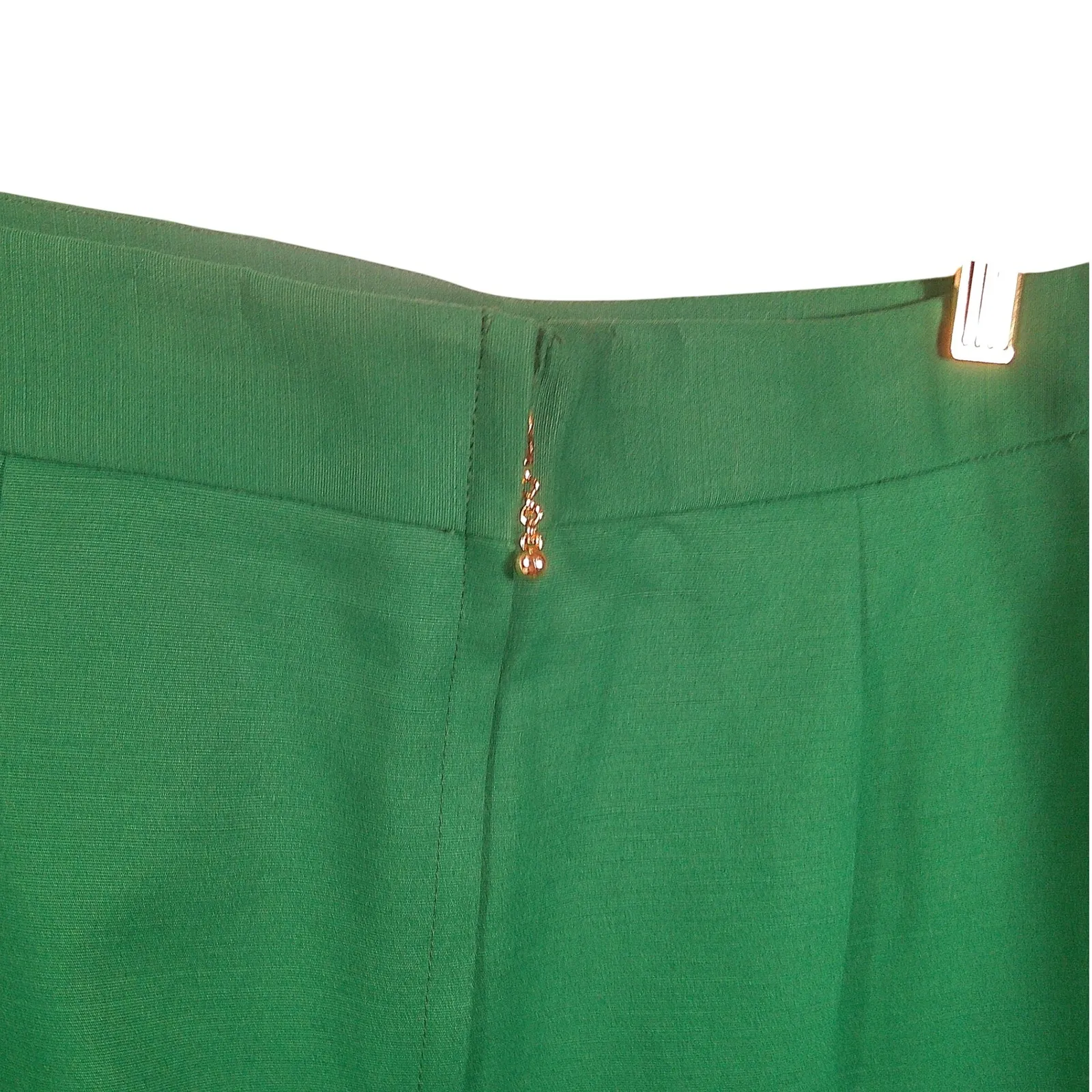 Kate Spade New York‎ Vibrant Green Textured A-Line Skirt Women's Christmas 8 - Image 8