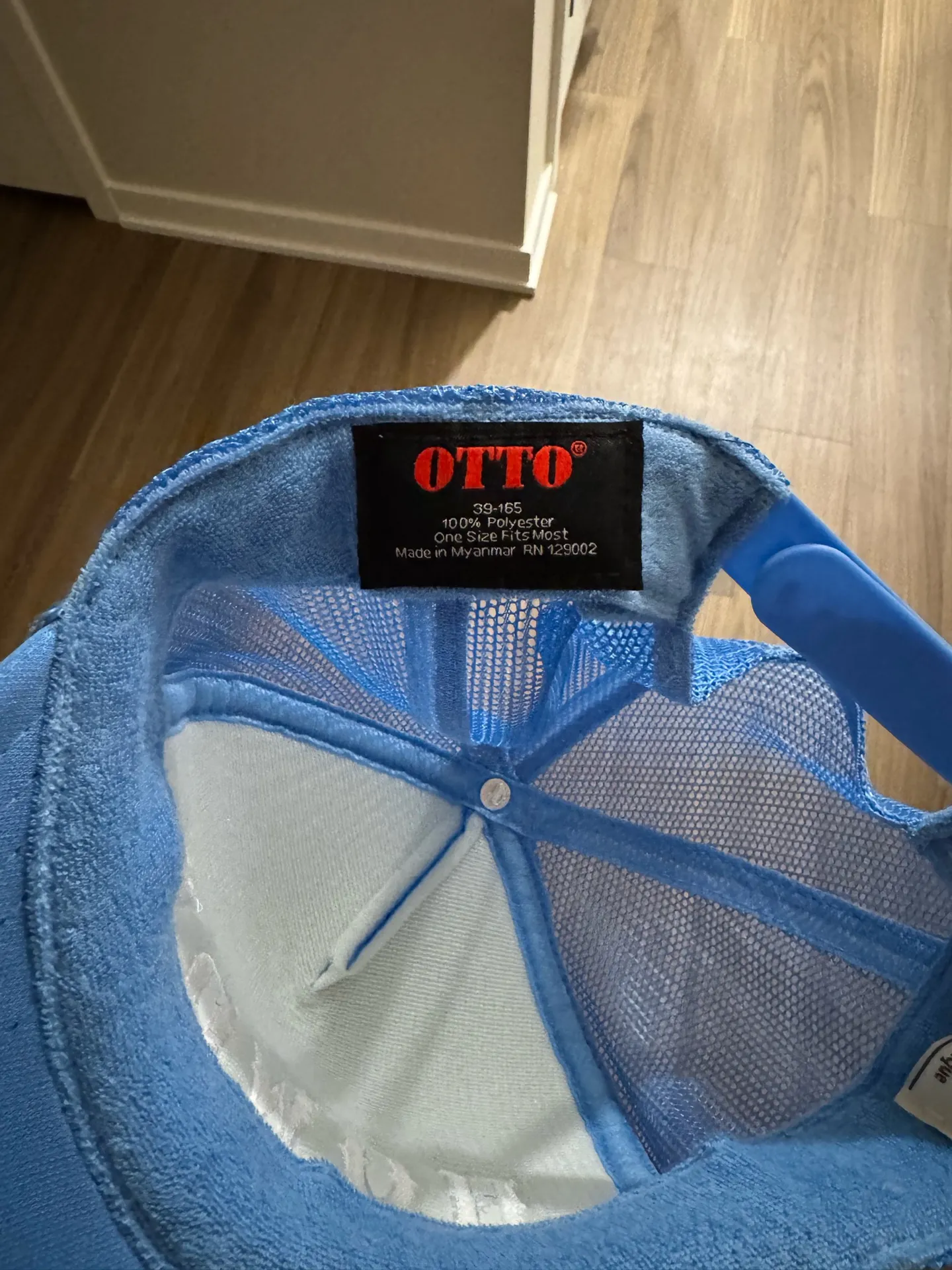 Otto Trucker Hat Blue - Image 2