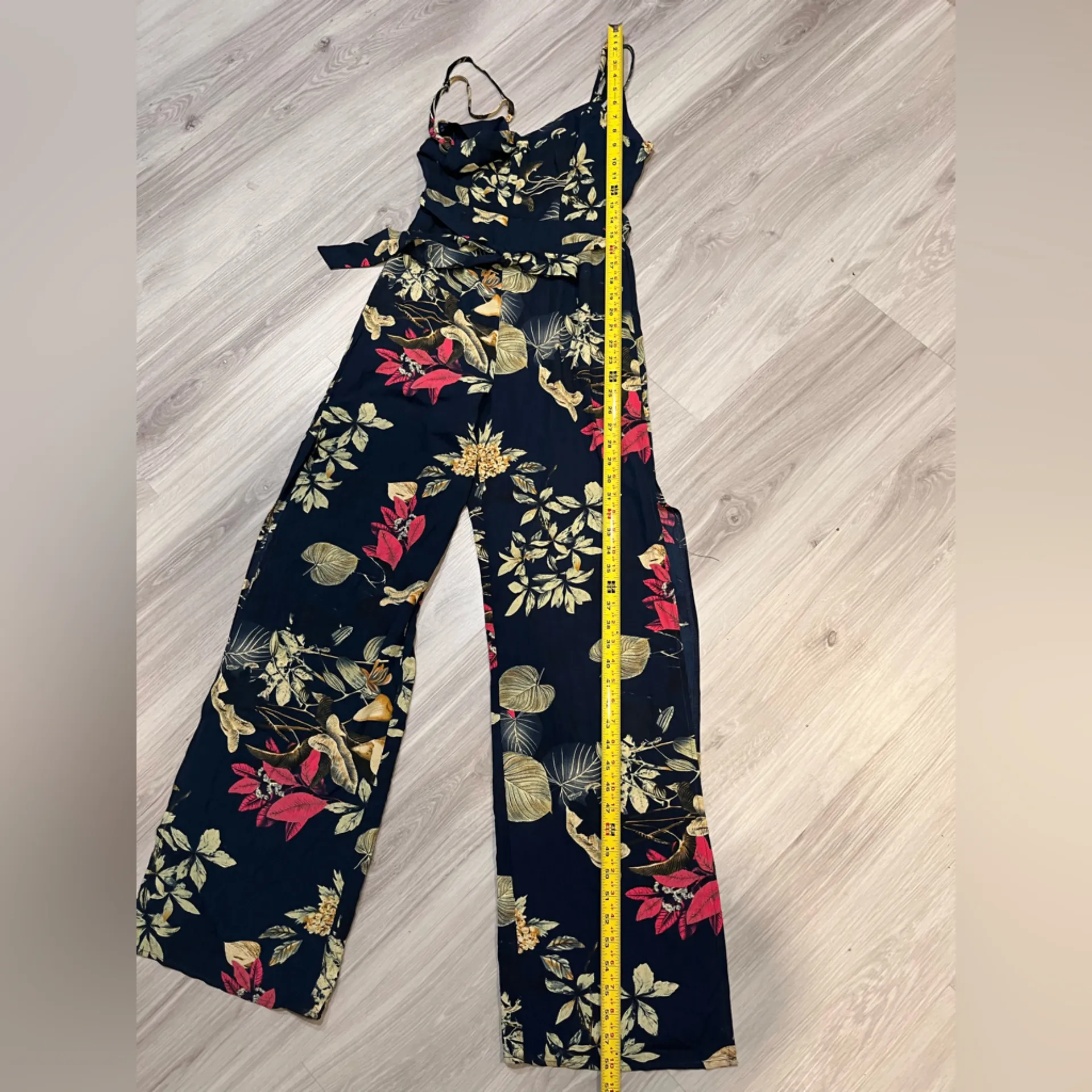 Luxxel.‎ Floral Navy Jumpsuit - Image 3