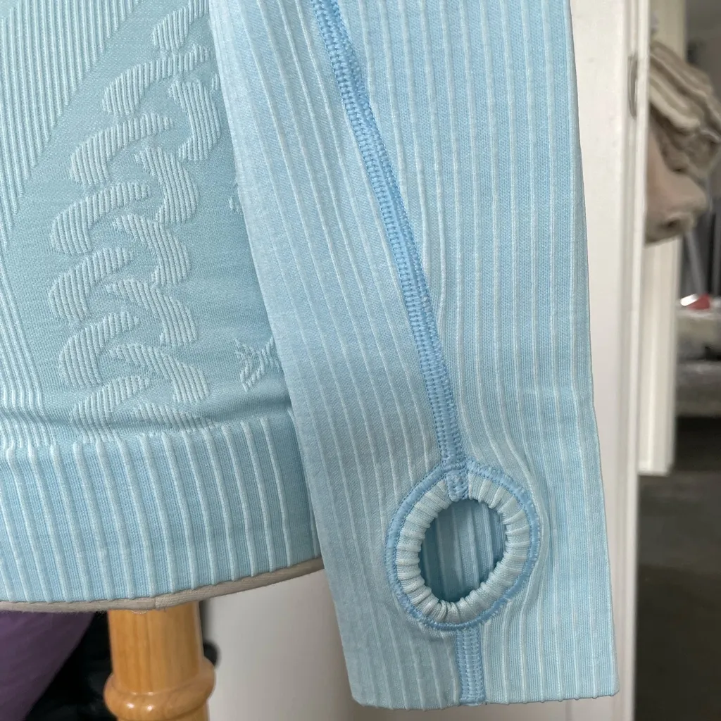 Lululemon Blue Restless Pullover Long Sleeve Top - Image 7