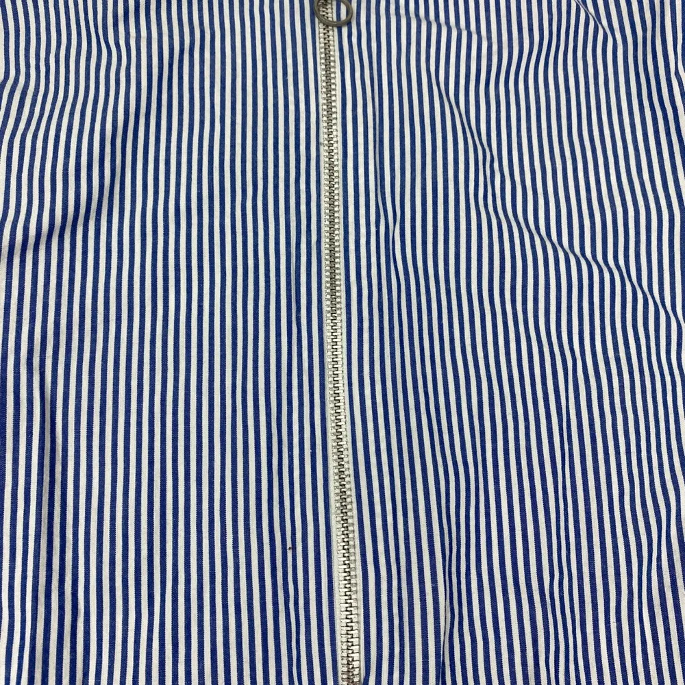 Zara Trafaluc Asymmetric Striped Dress Blue White Women’s Size XS - Image 7
