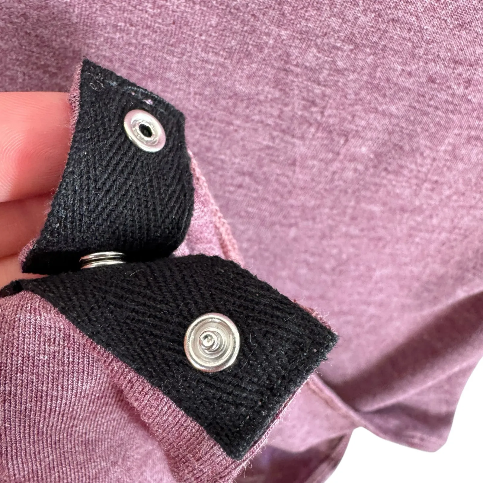 Peach Love Purple Long Sleeve Bodysuit Small - Image 4