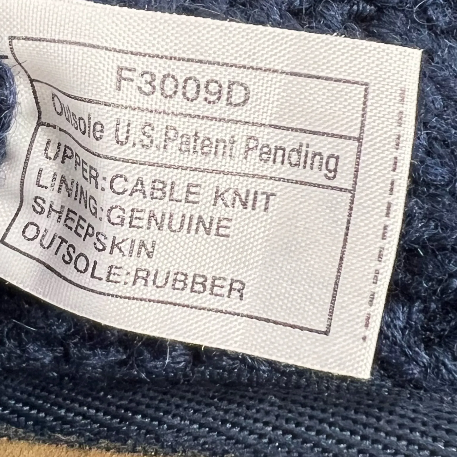 UGG Navy Cable Knit Sweater Boots - Image 8