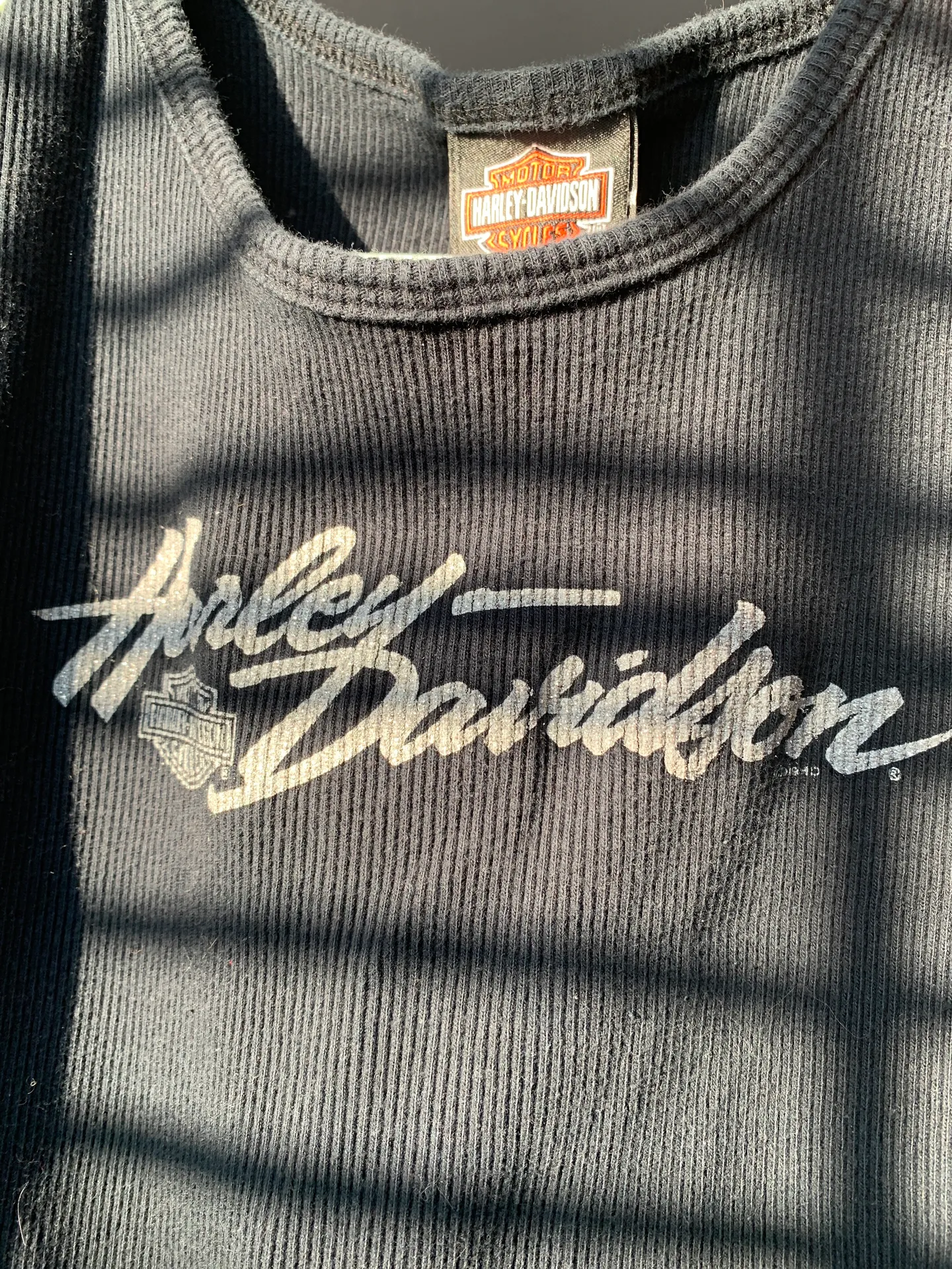 Harley Davidson Cropped  Tank Top - Image 2