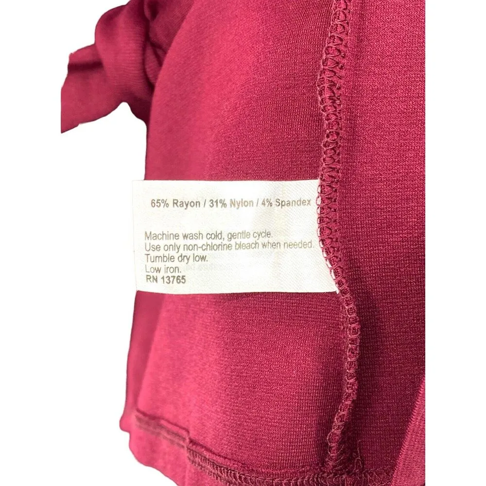 Seek No Further by Fruit of the Loom Women's Plus Size Ponte ¾ Sleeve‎ V-Neck 2X - Image 8