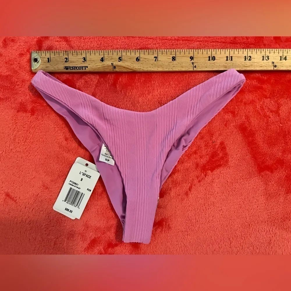 l*space L* S Cabana Bitsy Bikini Bottom Camellia NWT - Image 8