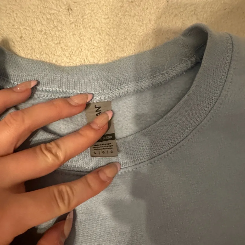 NJ crewneck Blue Size L - Image 2