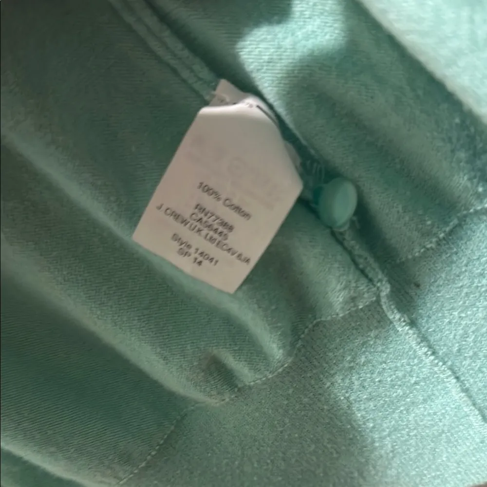 J. Crew The Clare Women's Aqua Cardigan Sweater - Image 3