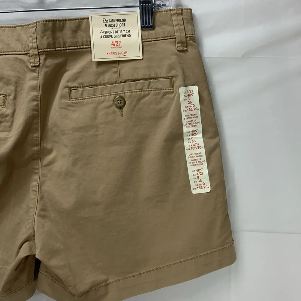 Gap Khaki The Girlfriend 5” Short Size 4/27 - Image 7