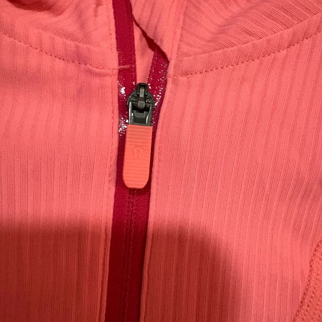 lululemon athletica Neon Orange Long Sleeve Top - Image 5