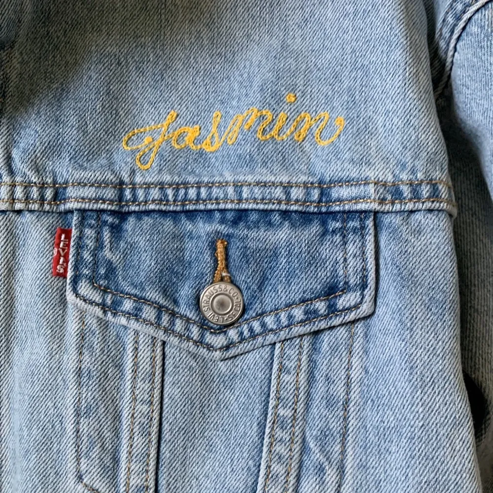 Levi’s neon carnival jasmine denim jacket - Image 2