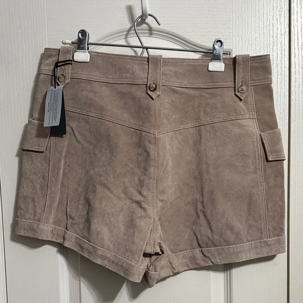 NWT Blank NYC Bare It All Suede Shorts - Image 4