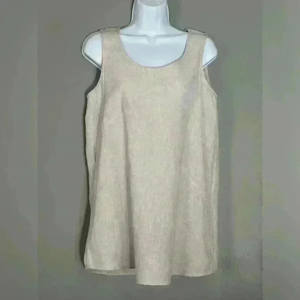 Cynthia Rowley 100% Linen Women Tunic Top (M11) - Image 11