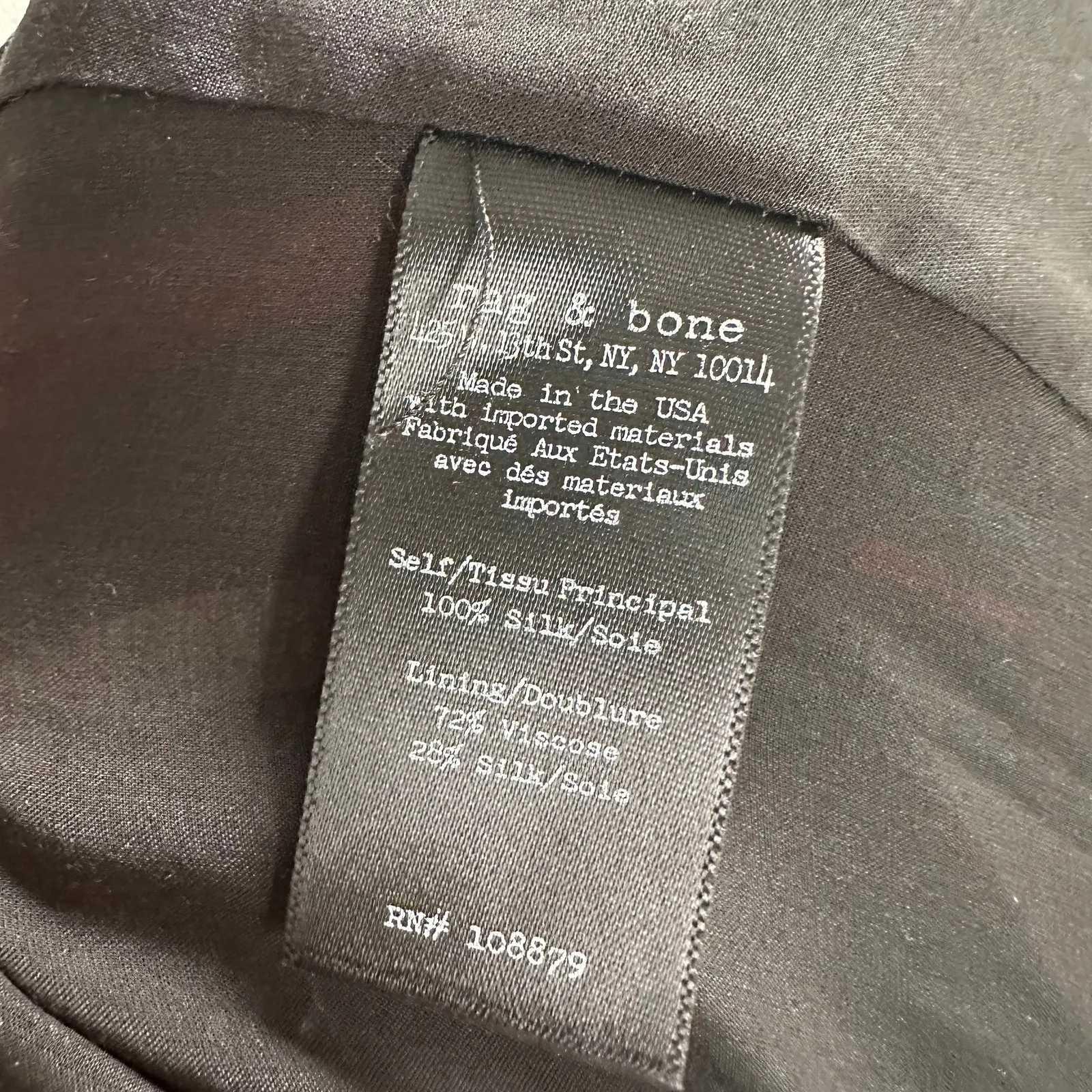 Rag & Bone NWT Silk Anne Bus Seat Bold Modern Retro A-Line‎ Dress Sz 10 / Large - Image 9