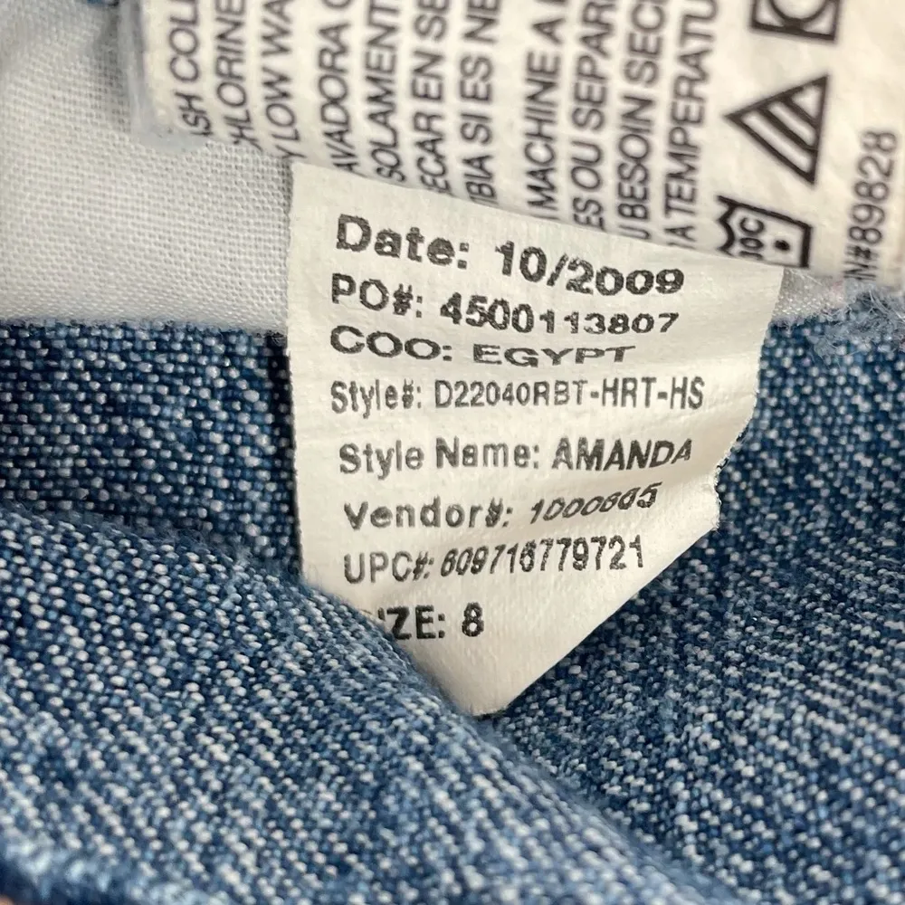 Gloria Vanderbilt Bermuda Jean Shorts, Blue, 8 - Image 5