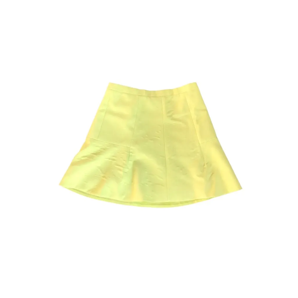 J.Crew Neon Yellow Flare Mini Skirt - Image 2