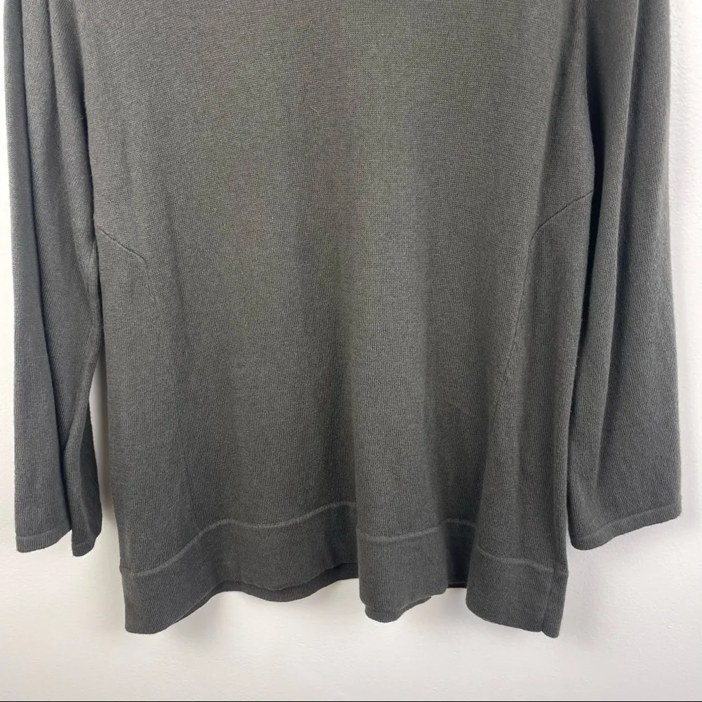 J. Jill Pure Jill Cashmere Blend Sweater Women’s Size XS Dark Green - Image 7