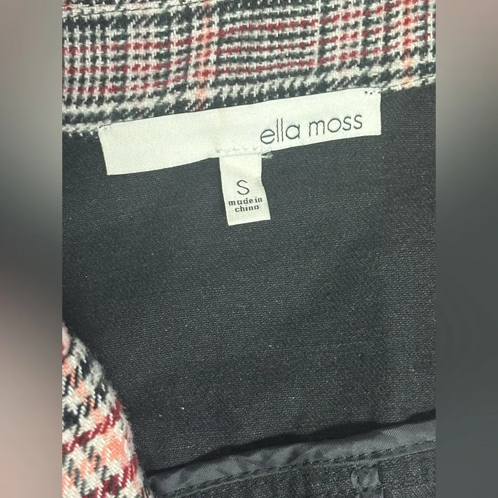 Ella Moss Multicolor Plaid Blazer - Image 6