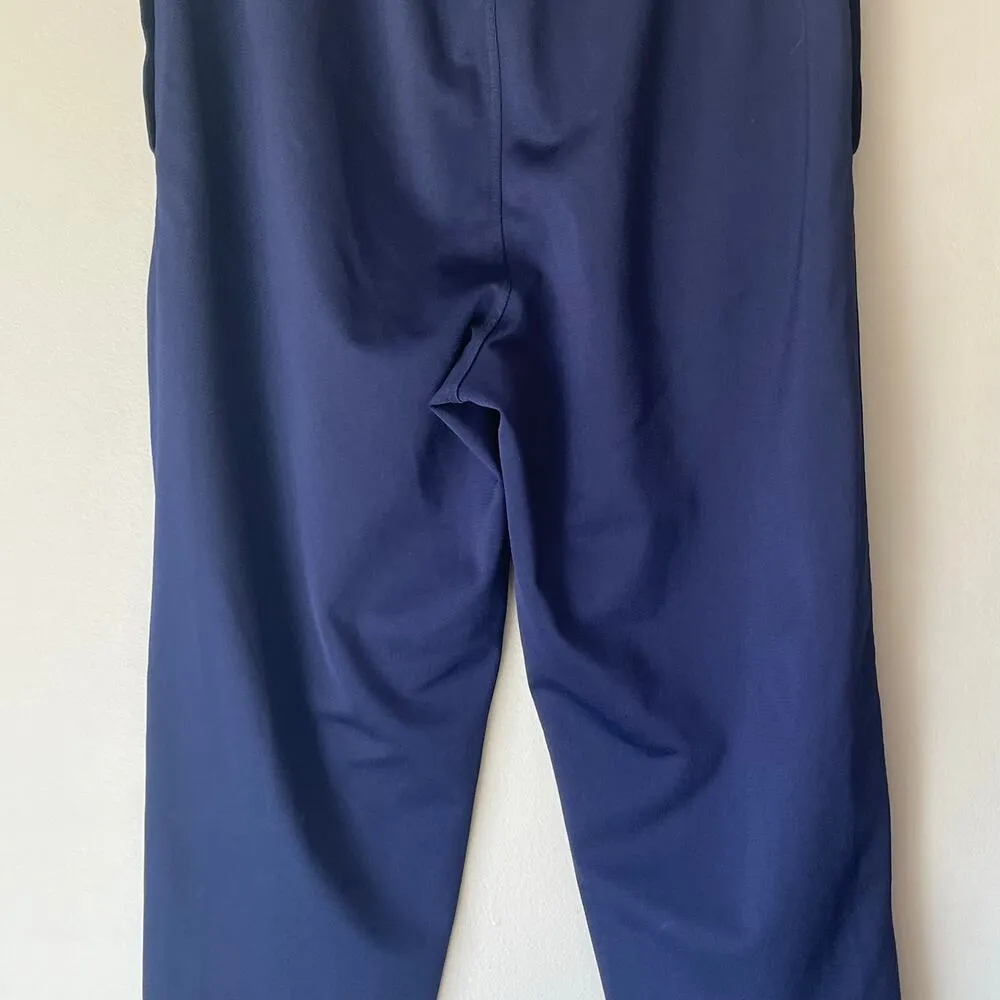 Under Armour Navy Blue Joggers with Zippers on Ankle Size Small - Image 9