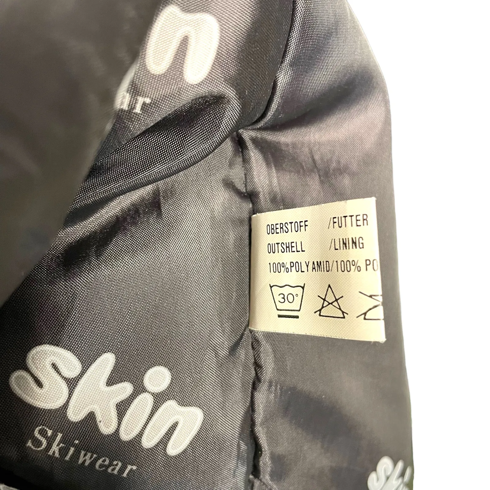 Skin Swiss Skiwear Vintage 80s Jacket Coat Cobalt Blue Rose Gold Size 36 Small - Image 11
