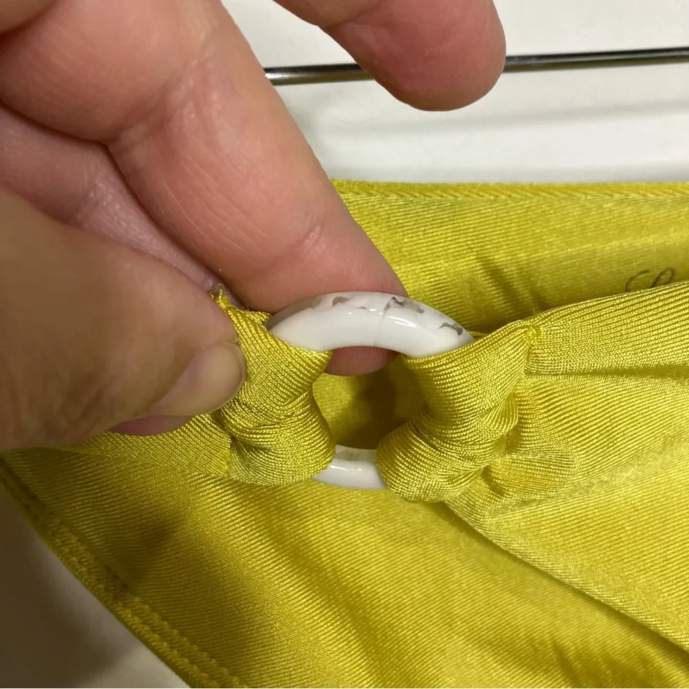 Lovers + friends bikini bottoms greenish yellow new‎ without tags women’s small - Image 3