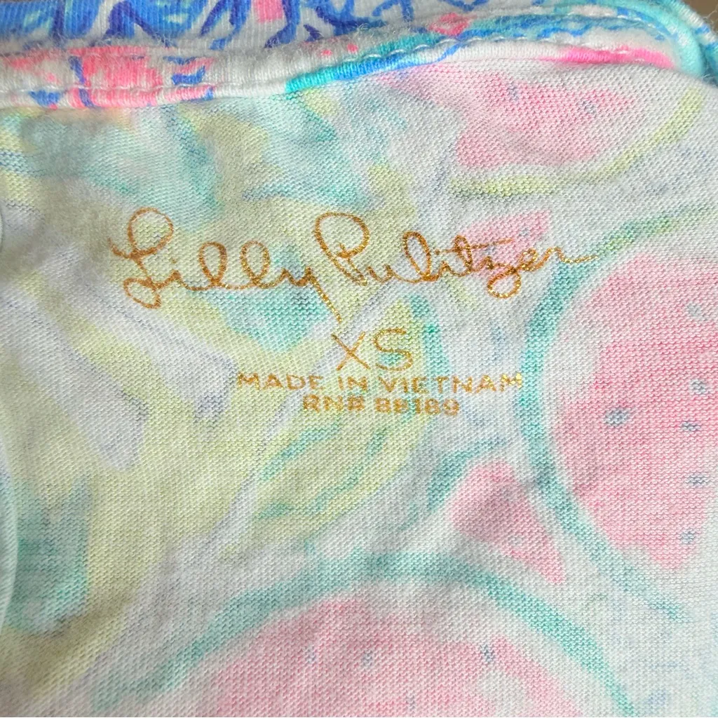 LILLY PULITZER Laina Dress Mini Multi Pop Up Wish You Were Here Size XS - Image 6