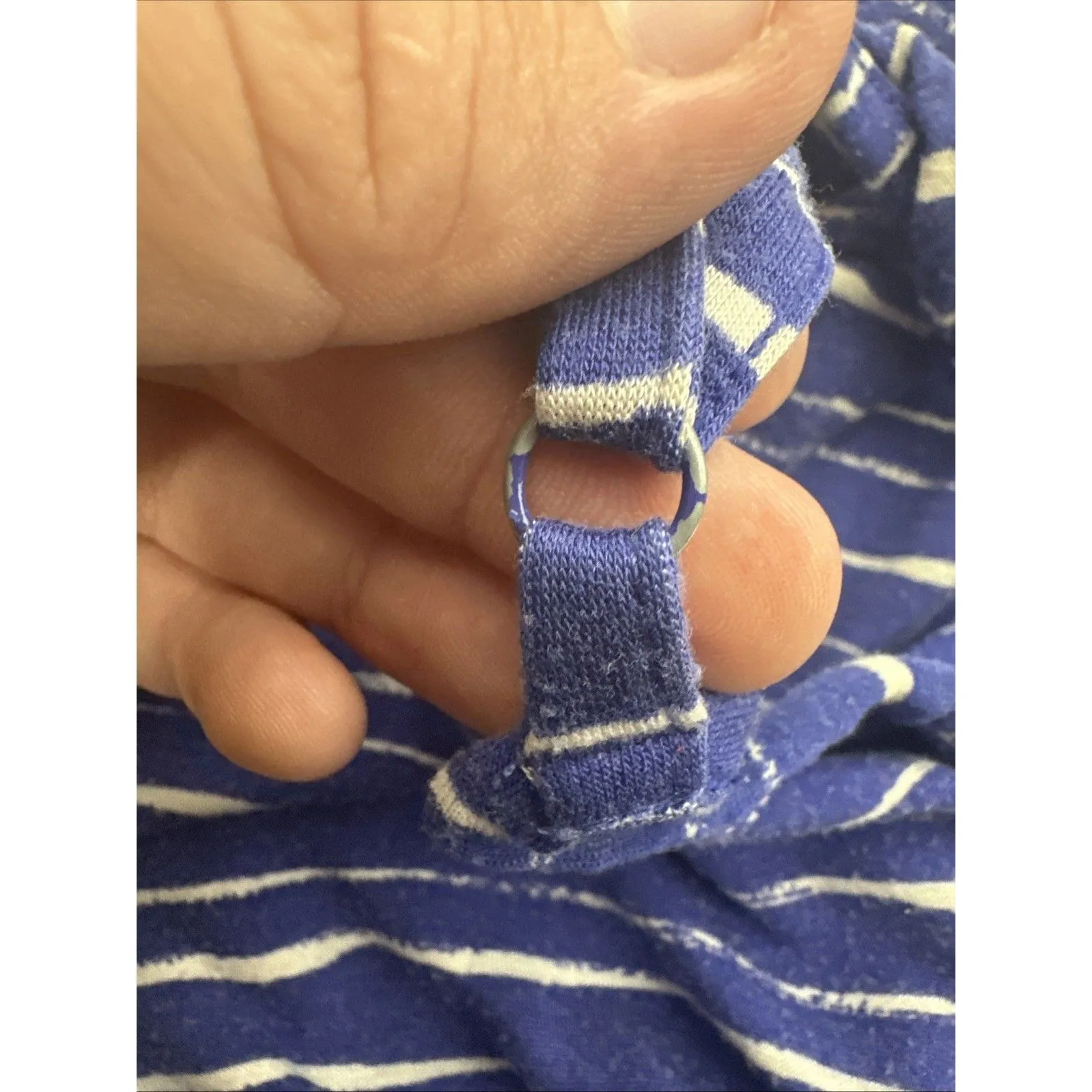 GAP Women’s Maxi Dress XS Blue White Striped Sleeveless V-Neck Summer Beach - Image 13