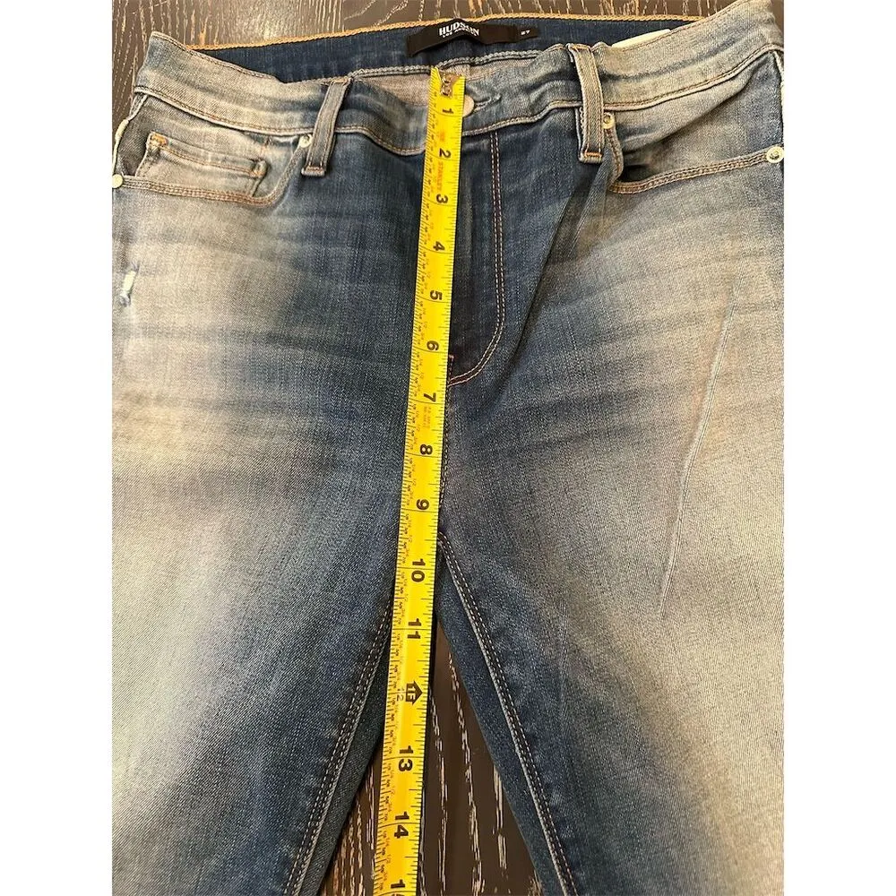Hudson Jeans Women's Size 27 Skinny Light Wash Denim Mid-Rise Blue - Image 9