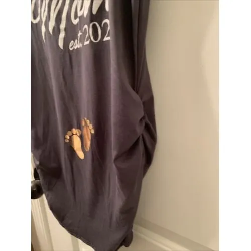 Ruby & Lace MOM EST 2021 Women's Maternity Top Shirt Size Medium - Image 9