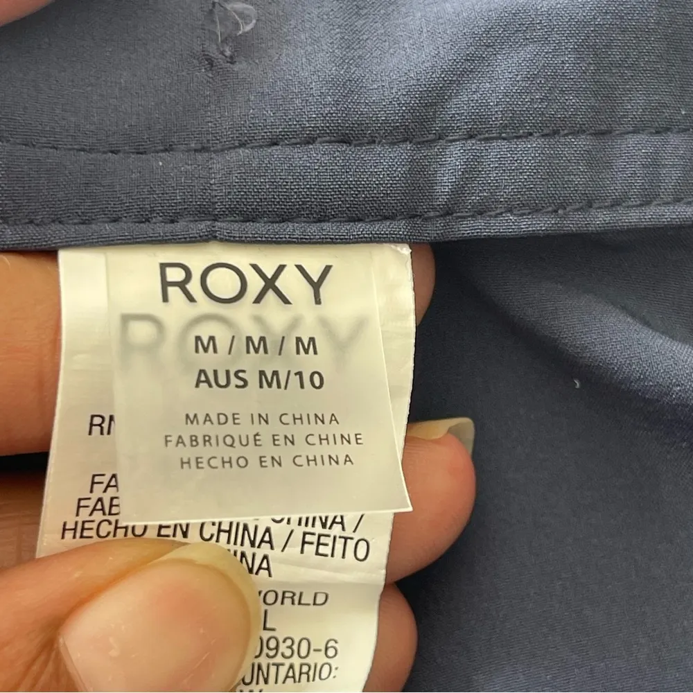 ROXY | To Dye Navy Blue 2" Boardshorts Sz M - Image 6