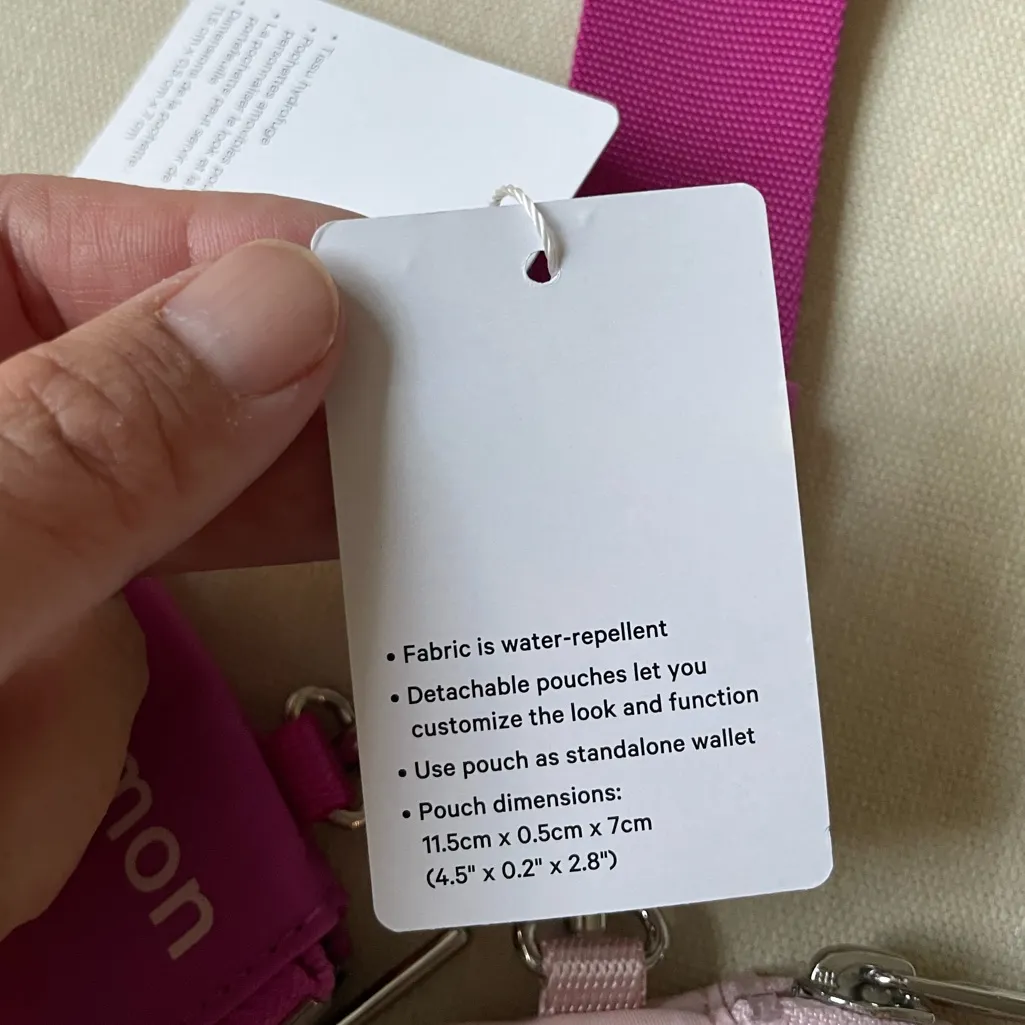 Lululemon Dual Pouch Wristlet - Pow Pink Tone/Flush Pink - Image 12