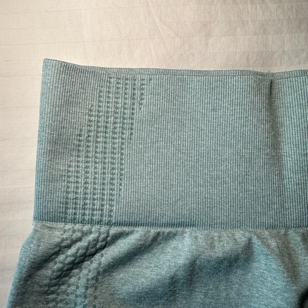 Aoxjox Vital Seamless Biker Shorts, contour High Waist Blue - Image 3