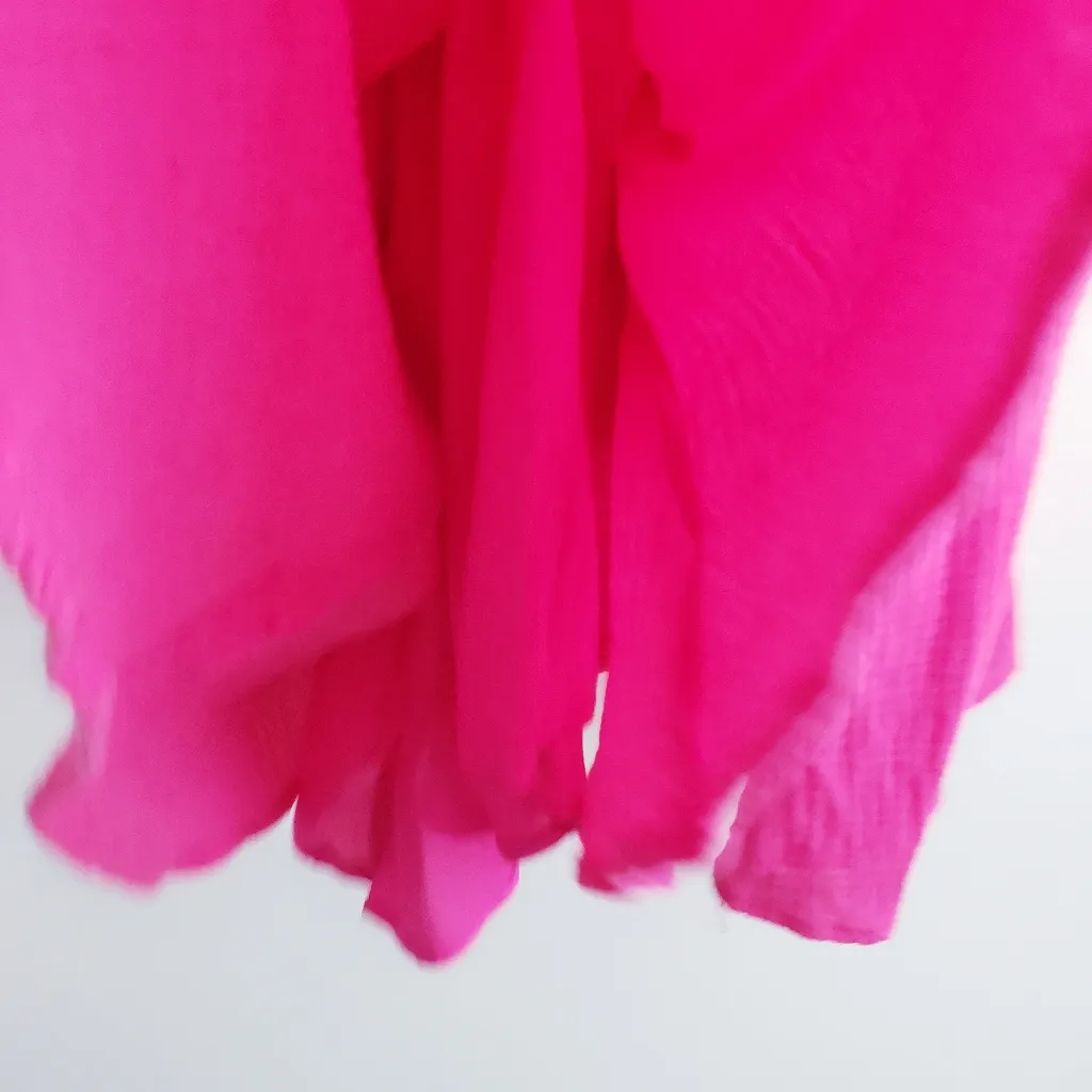 Melloday Gauze Mini Pink Dress New With Tags - Image 7