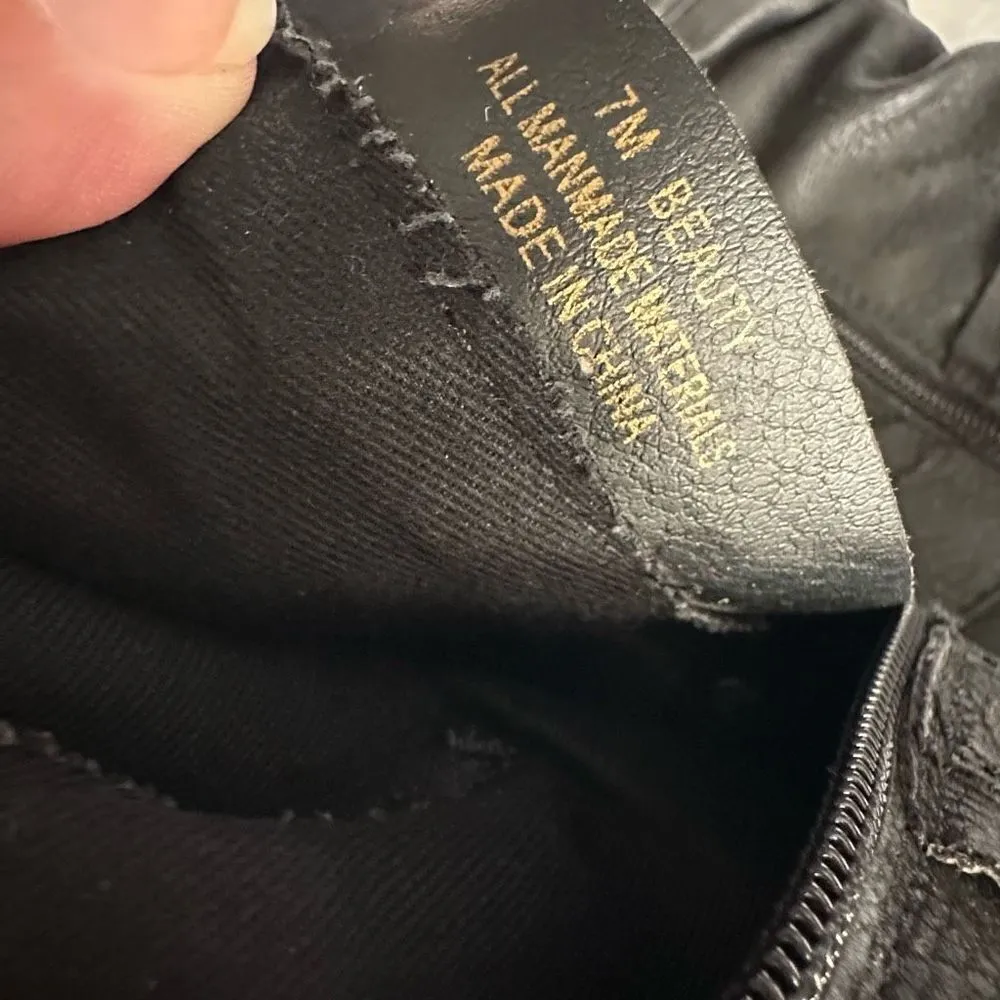 Crown Vintage black buckled booties, zippered sides Size 7 - Image 8